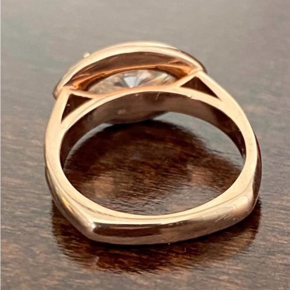 Natural Fancy Light Pinkish Brown (Pink Diamond) GIA Certified 1.46 ctw 14k Ring - Picture 7 of 12